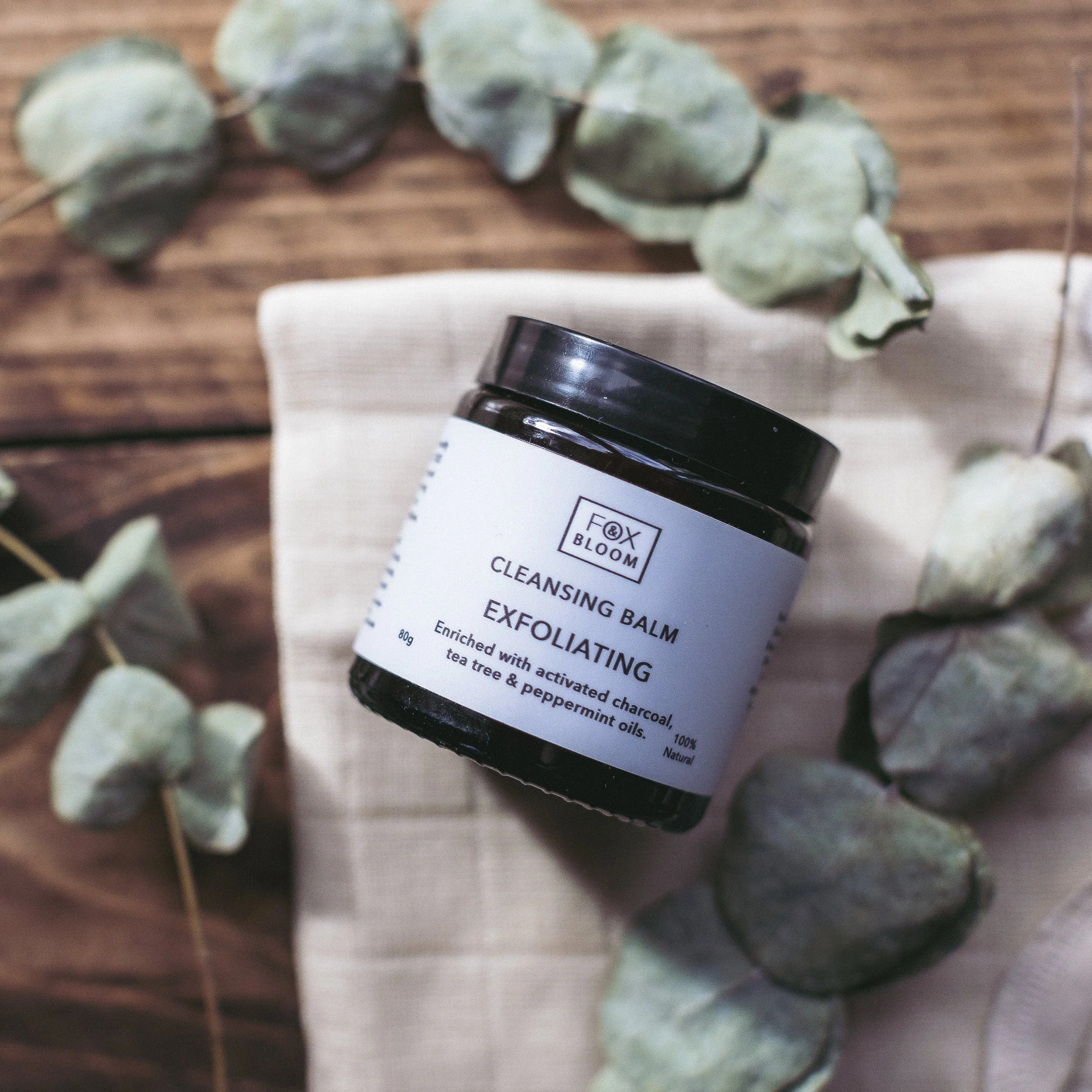 Peppermint, Tea Tree & Activated Charcoal Exfoliating Cleansing